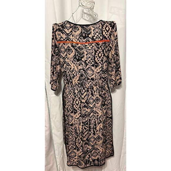 Nice Thml black and tan dress size large Good Condition - Picture 4 of 5